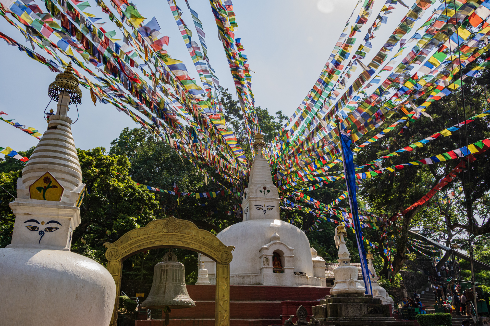Kathmandu Swayambunath westliche Stupa